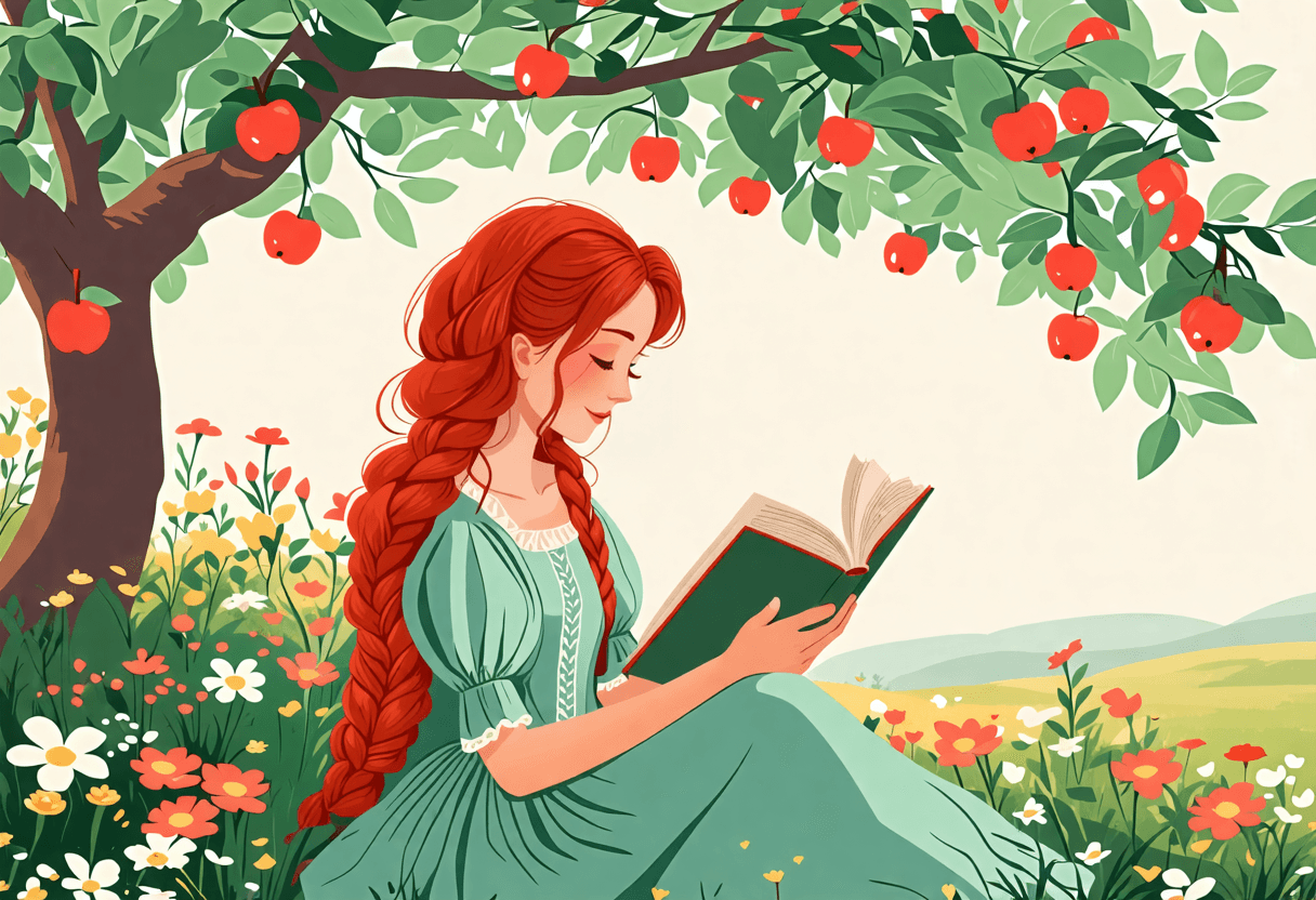 AI generated Red Haired Girl